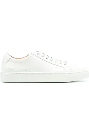 HUGO BOSS Sneakers, male, , 9 UK, Gary Leather Trainers