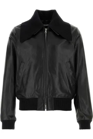 OUR LEGACY Leather Bomber Jacket