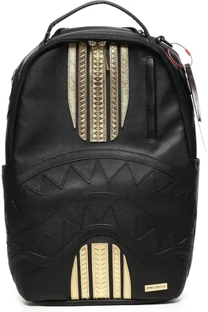 Sprayground Backpack with Gold Accents