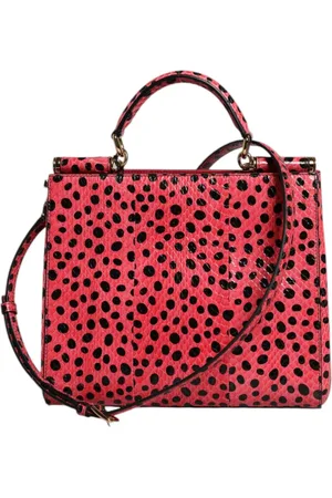 Dolce & Gabbana Handbags, female, , ONE SIZE, and Black Snakeskin Tote Bag