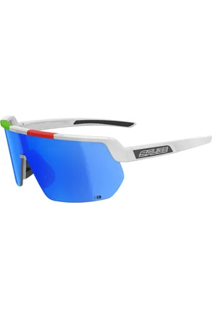 Salice Sunglasses, unisex, , ONE SIZE, /Rw Blue Sunglasses with Orange Lens