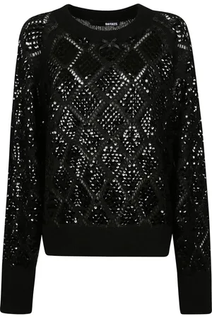 ROTATE Round-neck Knitwear, female, , M, Sequin Crewneck Jumper