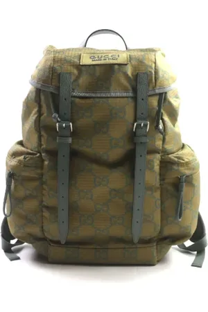 Gucci Pre-owned Backpacks, male, , ONE SIZE, Pre-owned Canvas backpacks