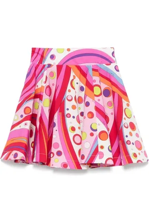 Emilio Pucci Skirts, female, , 4 Y, Multicolour Cotton Blend Fashion Top