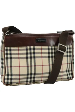 Burberry Pre-owned Cross Body Bags, female, , ONE SIZE, Pre-owned Canvas shoulder-bags