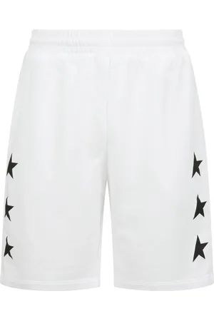 Golden Goose Casual Shorts, male, , L, Wide Leg Shorts with Side Stars
