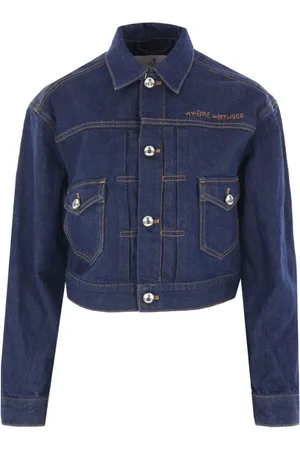 Vivienne Westwood Denim Jackets, female, , L, Denim Shirt Contrast Stitching