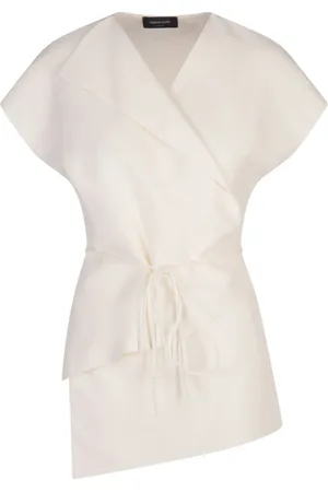 Fabiana Filippi Linen Viscose Composition Top