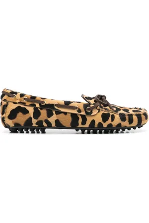 CAR SHOE Leopard Print Flat Shoes