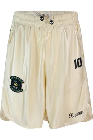 BARROW Casual Shorts, male, , L, Oversized Elastic Waist Shorts Polyester