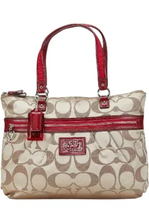 Coach Pre-owned Tote Bags, female, , ONE SIZE, Pre-owned Canvas totes