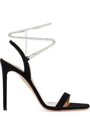 Aquazzura High Heel Sandals, female, , 4 UK, Crystal ankle bracelet sandals
