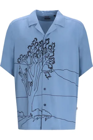 HUGO BOSS Short Sleeve Viscose Shirt