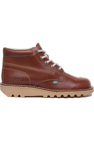 Kickers Lace-up Boots, male, , 7 UK, Classic Ankle Boot in Tan