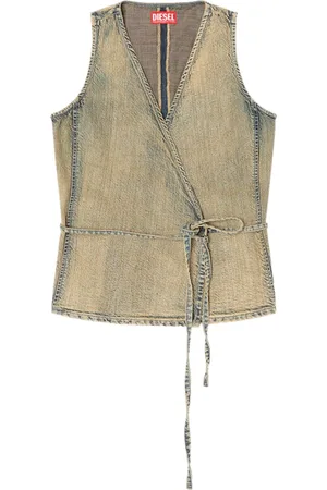Diesel Sleeveless Tops, female, , M, Top with De-Vern style