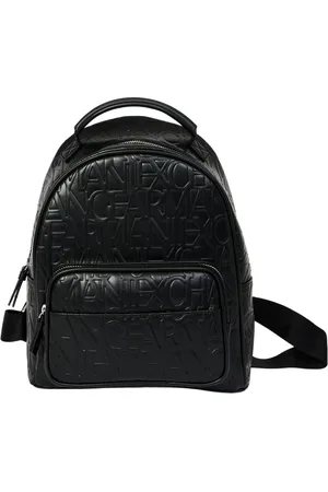 Armani Exchange Backpacks, female, , ONE SIZE, Stylish Logo Print Backpack