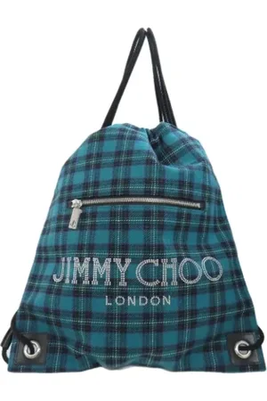 Jimmy Choo Pre-owned Backpacks, female, , ONE SIZE, Pre-owned Canvas backpacks