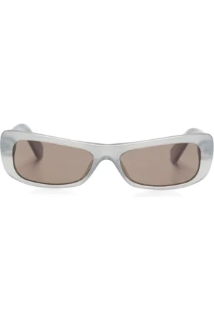 Jacquemus Grey Capri Sunglasses with Squared Design