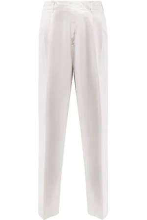 Brunello Cucinelli Straight Trousers, male, , 3XL, Trousers with Zip Closure