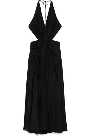ZIMMERMANN Party Dresses, female, , XS, Halterneck Dress with Front Buttons