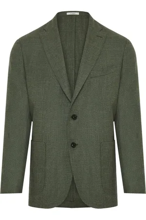 Boglioli Blazers, male, , 3XL, Virgin Wool Jacket with 2 Buttons