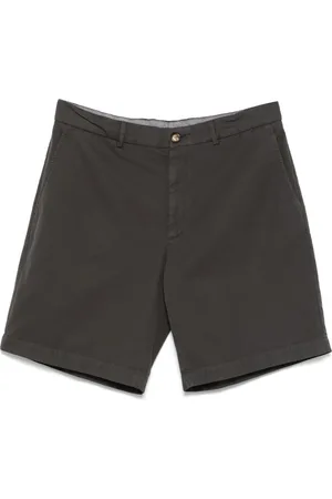 Brunello Cucinelli Casual Shorts, male, , 2XL, Twisted Cotton Gabardine Shorts