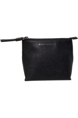 Burberry Pre-owned Clutches, male, , ONE SIZE, Pre-owned Leather pouches