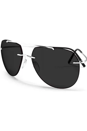 Silhouette Sunglasses, unisex, , 61 MM, Nash TMA Collection Sunglasses Silver/Grey
