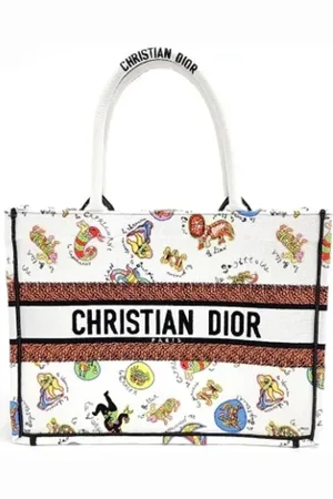 Dior Pre-owned Tote Bags, female, , ONE SIZE, Pre-owned Wool dior-bags