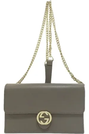 Gucci Pre-owned Cross Body Bags, female, , ONE SIZE, Pre-owned Leather wallets