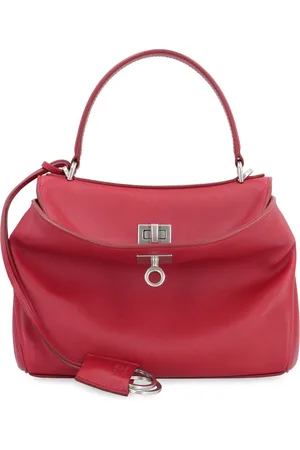 Balenciaga Handbags, female, , ONE SIZE, Mini Leather Handbag with Turn Lock