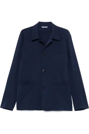 Paul Smith Blazers, male, , XL, Buttoned Jacket with Pockets