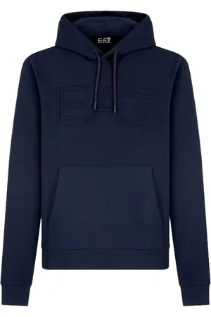 EA7 Hoodies, male, , XL, Cotton Jumper Hoodie Regular Fit