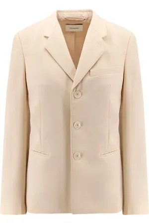 LEMAIRE Blazers, female, , M, Asymmetric Wool Blend Jacket