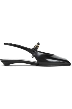 Prada Ballerinas, female, , 6 UK, Leather Slippers Elegant Comfortable Heel