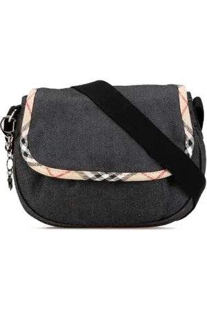 Burberry Pre-owned Cross Body Bags, female, , ONE SIZE, Pre-owned Denim shoulder-bags