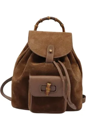 Gucci Pre-owned Backpacks, female, , ONE SIZE, Pre-owned Suede backpacks