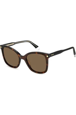 Polaroid Sunglasses, female, , 53 MM, Havana Bronze Polarized Sunglasses
