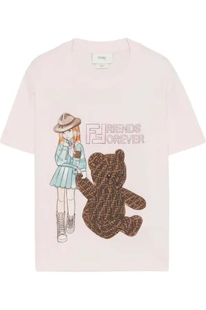 Fendi T-Shirts, female, , 6 Y, Striped Bow Dress for Girls