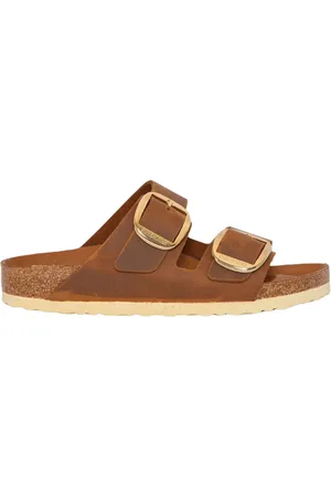 Birkenstock Oiled Leather Big Buckle Sandals