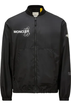 Moncler Bomber Jackets, male, , XL, Genius Jackets with Ribbed Knit Zip Closure
