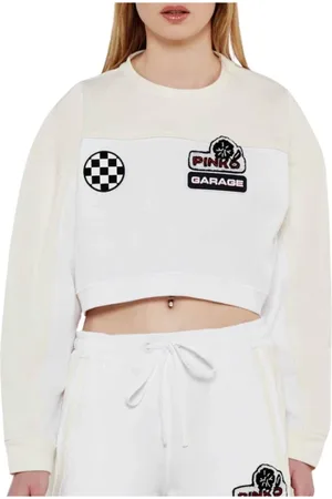 Pinko Jumper Crewneck Logo Long Sleeves