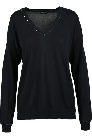 Fabiana Filippi V-neck Knitwear, female, , XS, Cotton Knit Top