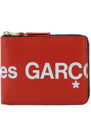 Comme des Garçons Zipper Leather Wallet with Coin Purse