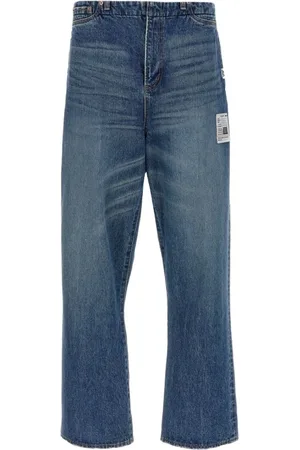 MIHARA YASUHIRO Straight Jeans, male, , L, Powder Denim Jeans Straight Leg