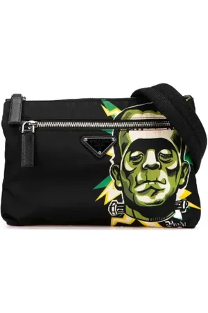 Prada Pre-owned Cross Body Bags, female, , ONE SIZE, Pre-owned Canvas crossbody-bags
