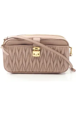 Miu Miu Pre-owned Cross Body Bags, female, , ONE SIZE, Pre-owned Leather crossbody-bags