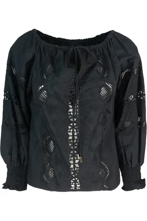 Liu Jo Blouses, female, , S, Embroidered Cotton Blouse