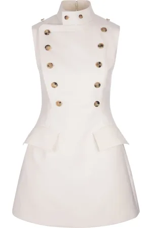 Alexander McQueen Minidress With Panier Bone