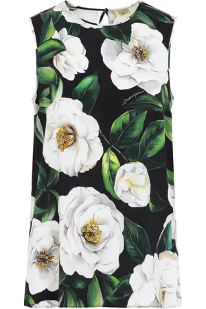Dolce & Gabbana Black Silk Topwear for Women